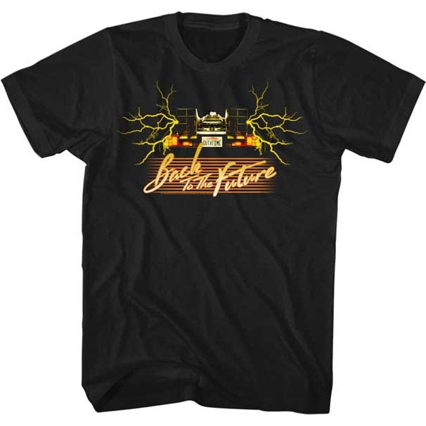 Men's Back To The Future Yellow Car Tee product image 1