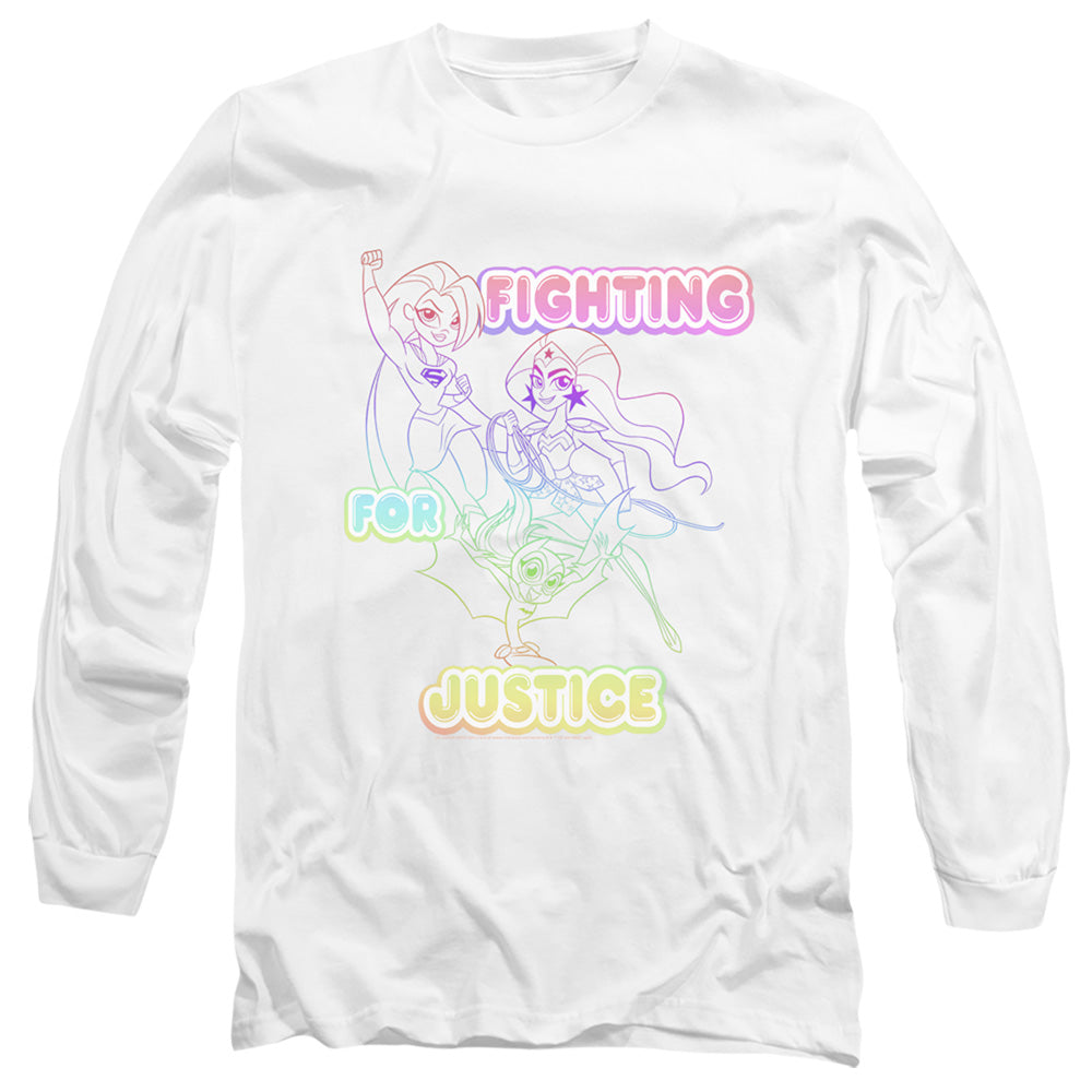 Men's DC Superhero Girls Fighting For Justice Long Sleeve product image 1