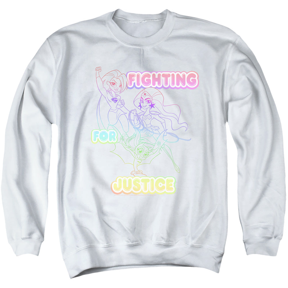 Men's DC Superhero Girls Fighting For Justice Crewneck product image 1