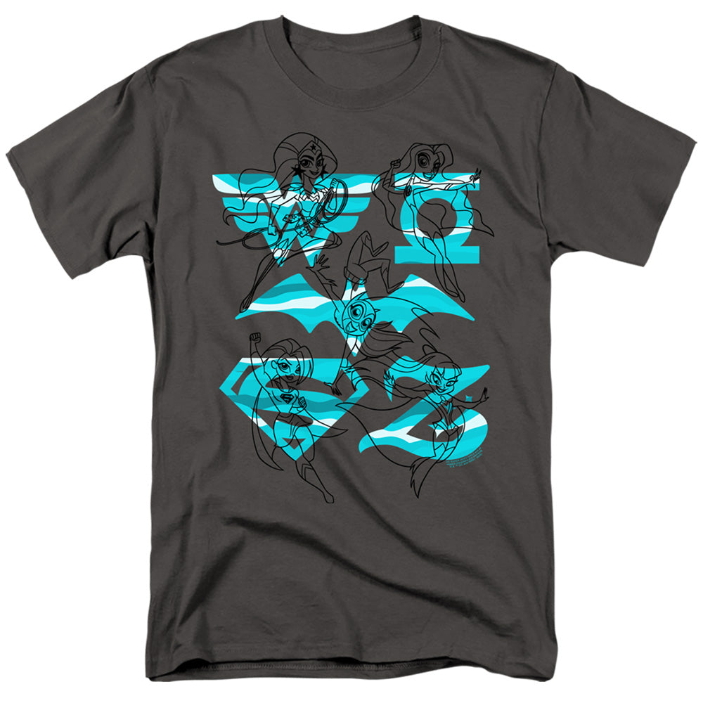 Men's DC Superhero Girls Line Art Group Tee product image 1