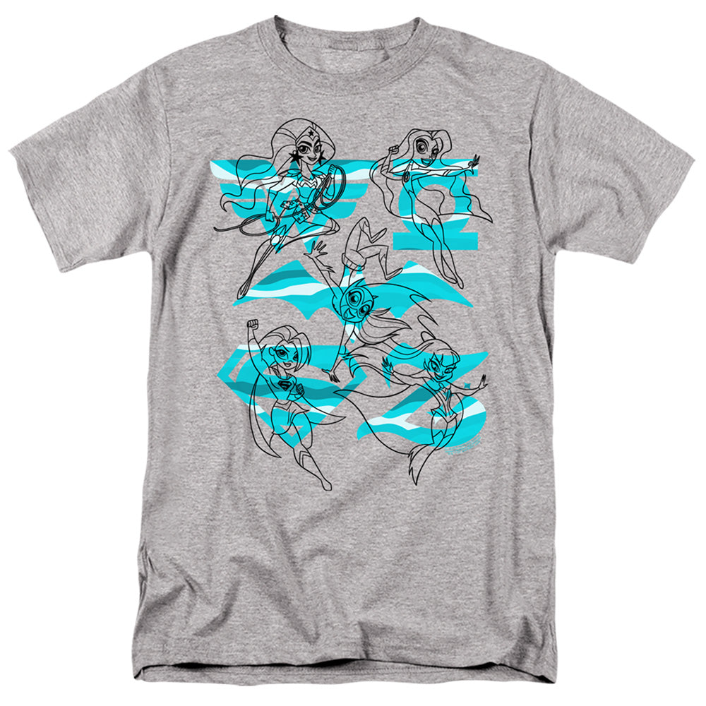 Men's DC Superhero Girls Line Art Group 2 Tee product image 1