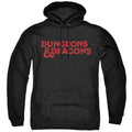 Men's Dungeons And Dragons Type Logo Pullover Hoodie product image 1