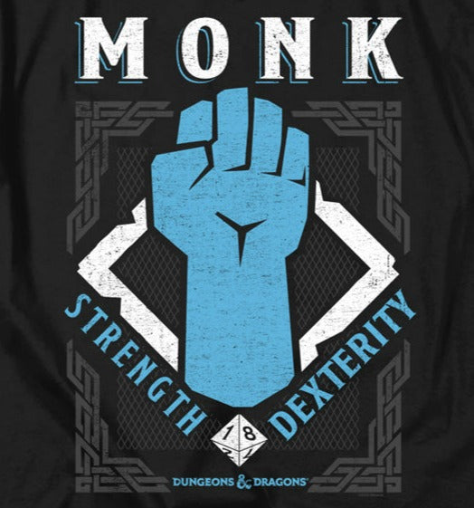 Dungeons and Dragons Monk T-Shirt product image 2