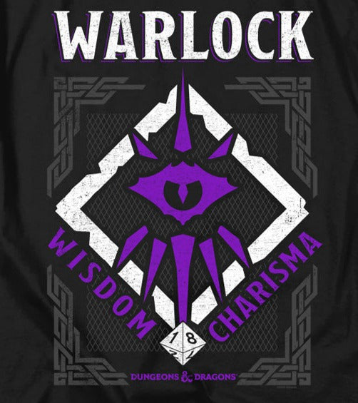Dungeons and Dragons Warlock T-Shirt product image 2