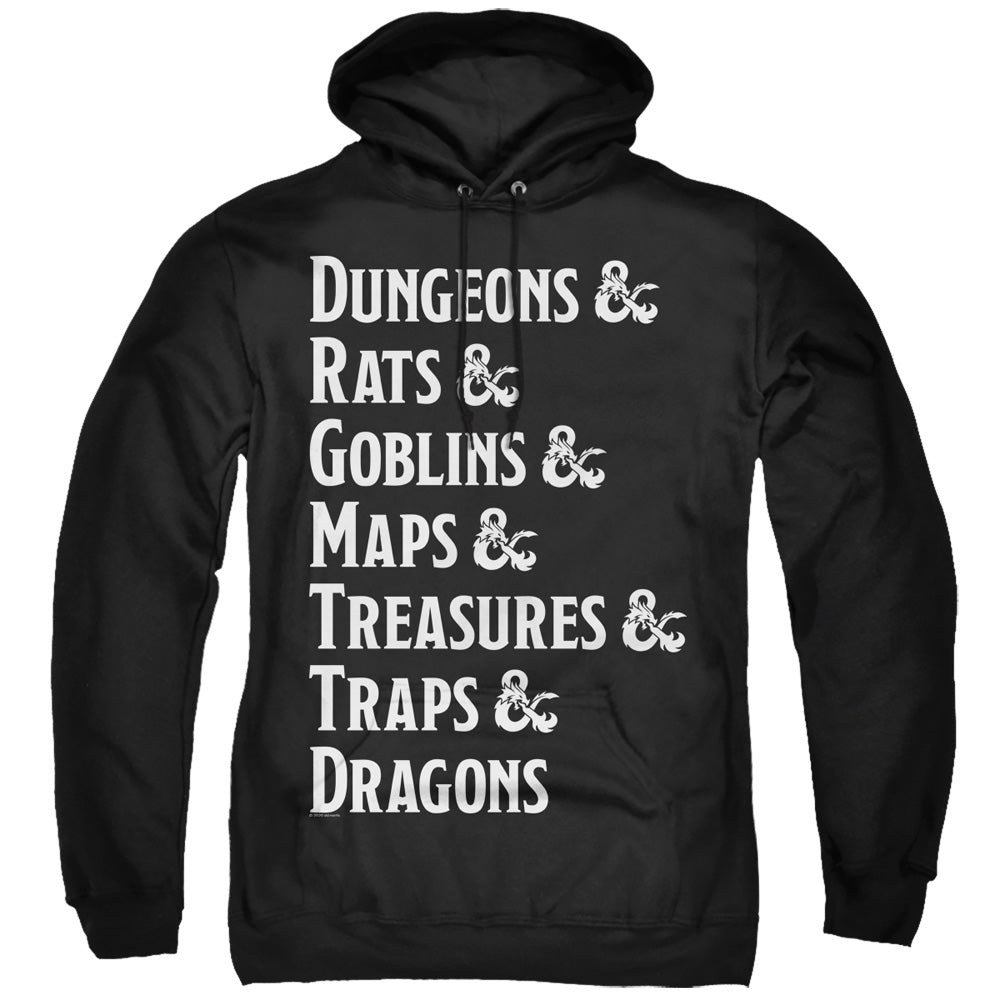 Men's Dungeons And Dragons Dungeon List Pullover Hoodie product image 1