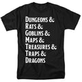 Dungeons And Dragons Dungeon List T-Shirt product image 1