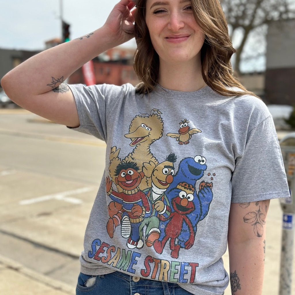 Sesame Street Colorful Group T-Shirt product image 2