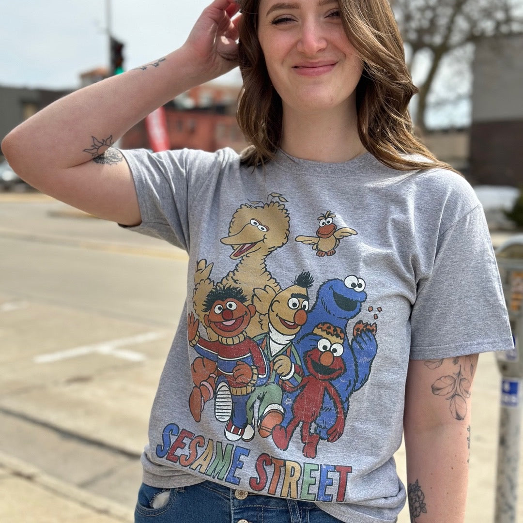Sesame Street Colorful Group T-Shirt product image 2