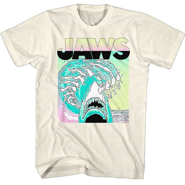 Jaws Neon Waves T-Shirt product image 1