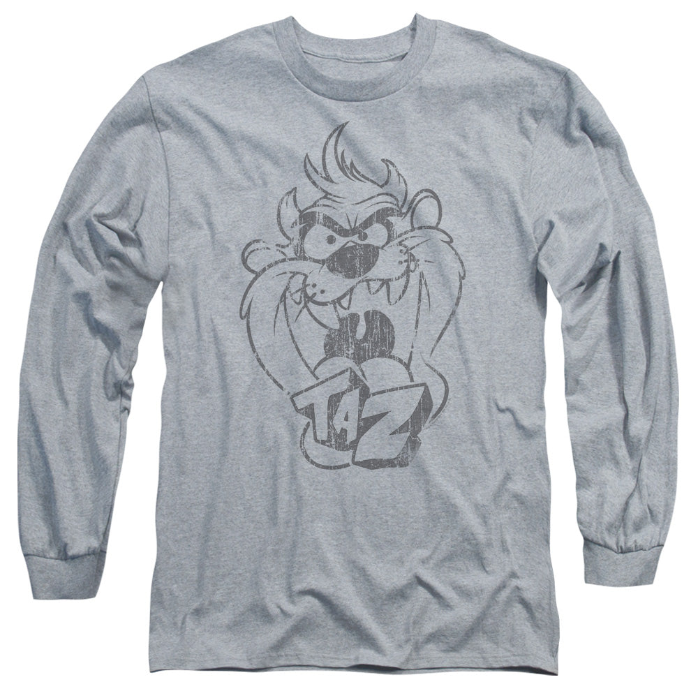 Men's Looney Tunes Faded Taz Long Sleeve Tee product image 1