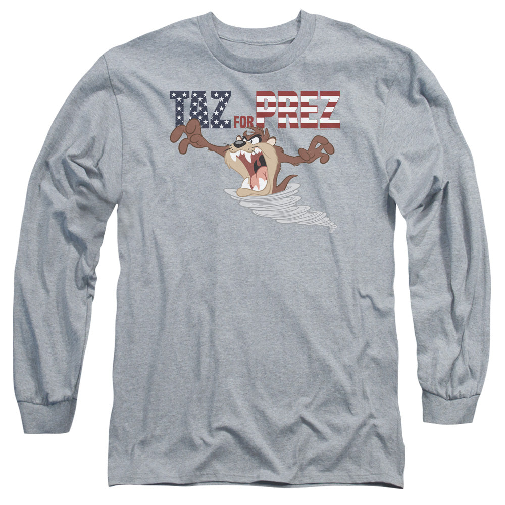 Men's Looney Tunes Taz For Prez 3 Long Sleeve Tee product image 1