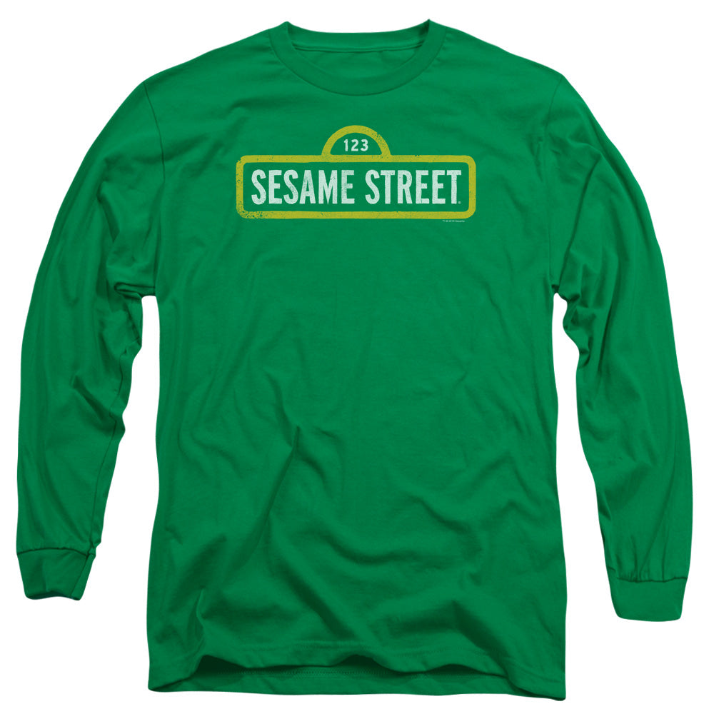 Men's Sesame Street Rough Logo Long Sleeve Tee product image 1