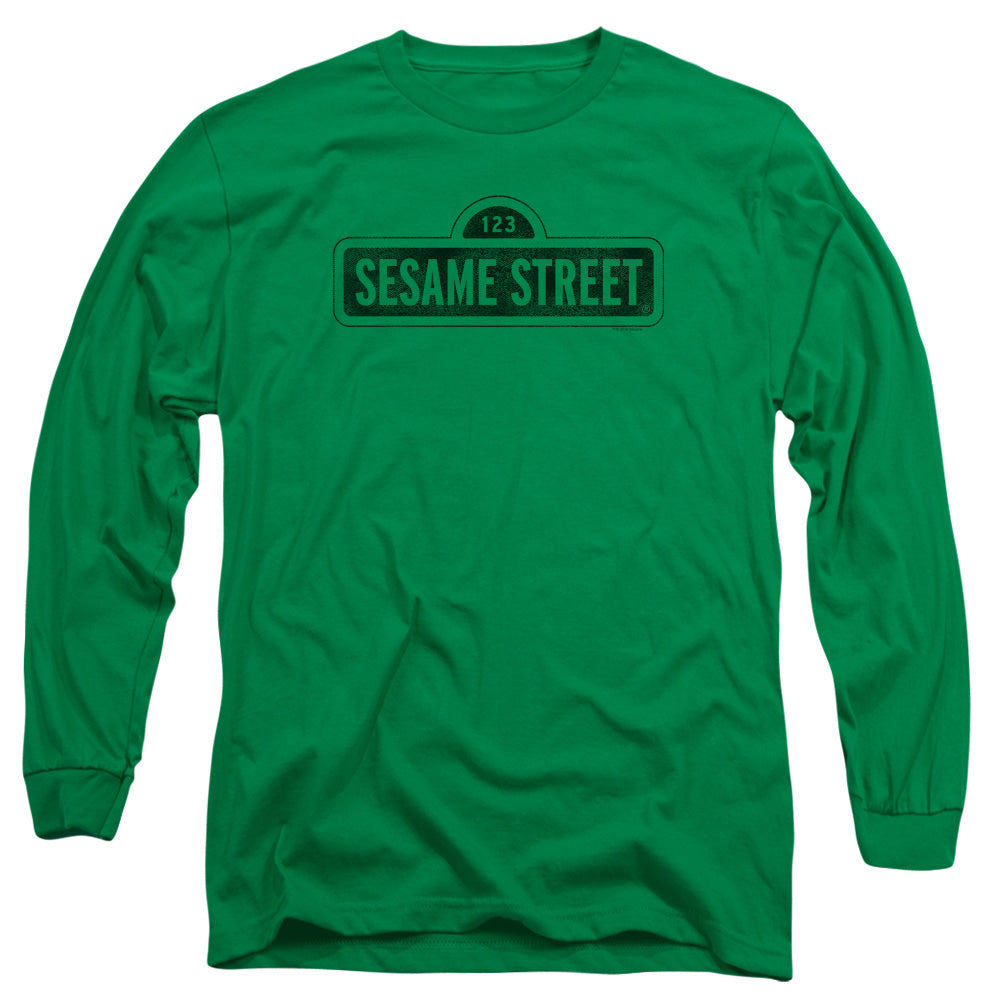 Men's Sesame Street One Color Dark Long Sleeve Tee product image 1