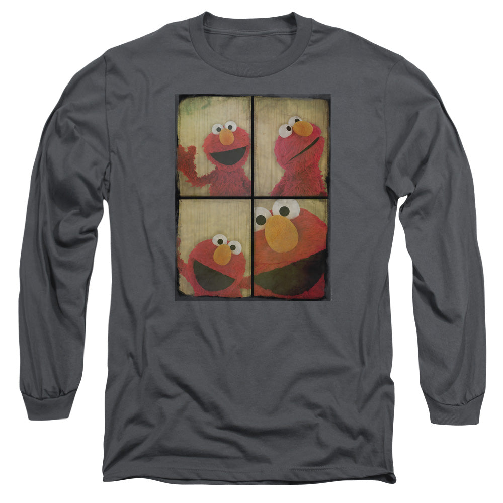 Men's Sesame Street Photo Booth Elmo Long Sleeve Tee product image 1