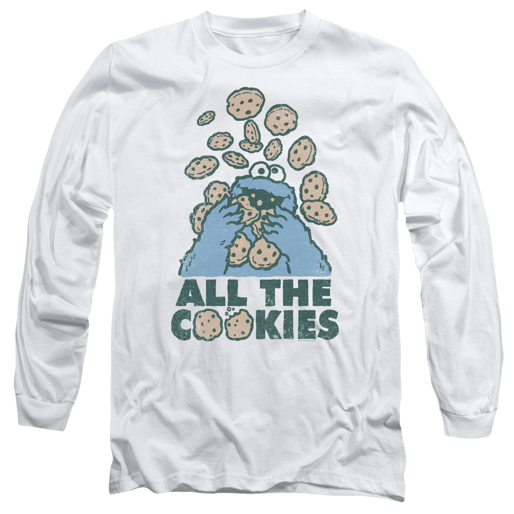 Men's Sesame Street All The Cookies Long Sleeve Tee product image 1