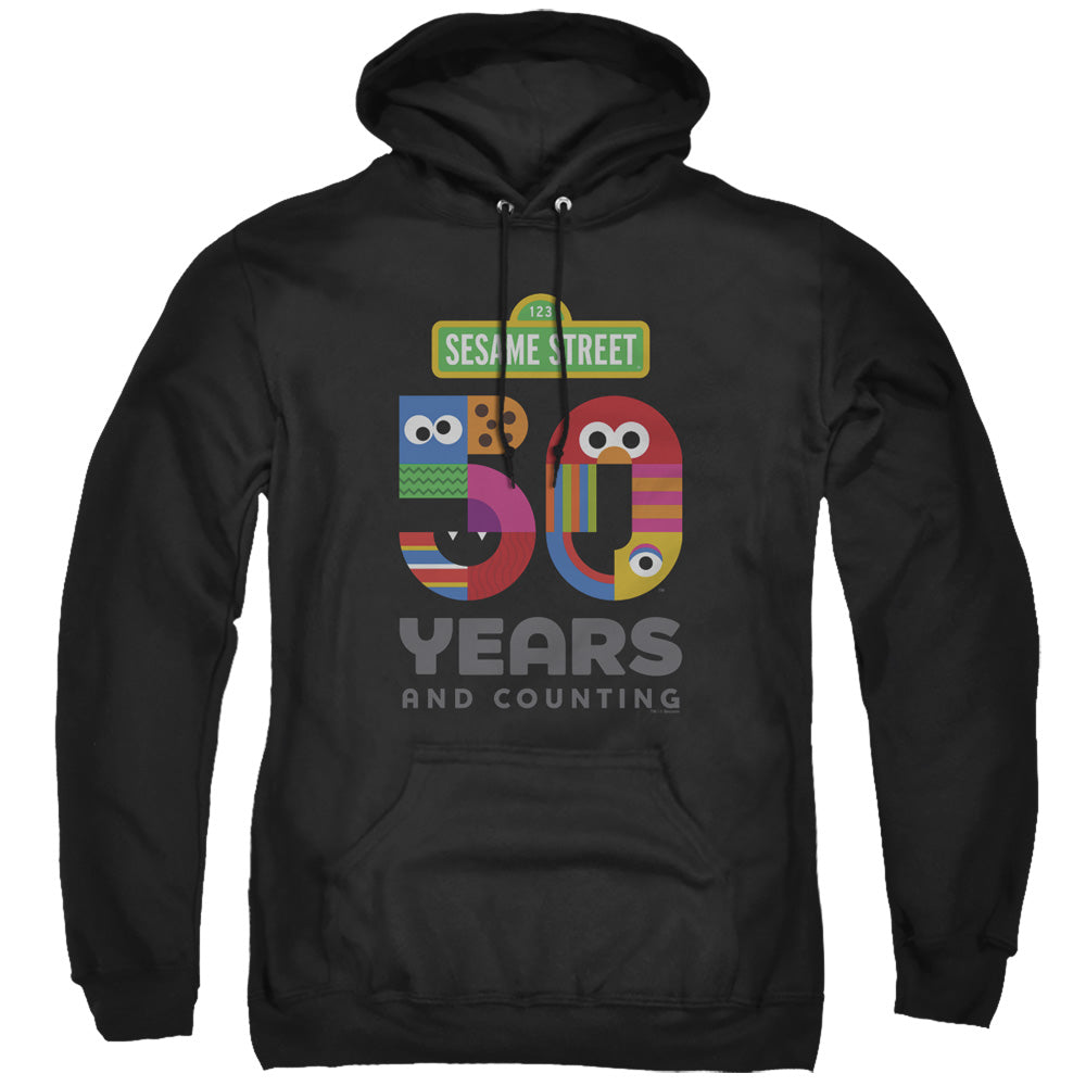 Men's Sesame Street 50 Years Logo Pullover Hoodie product image 1