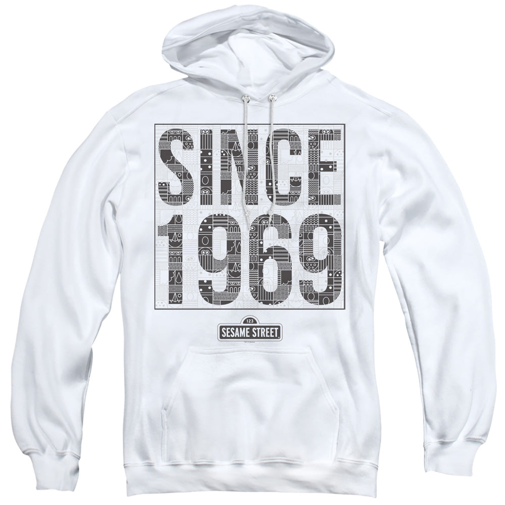 Men's Sesame Street Since 1969 Pattern Pullover Hoodie product image 1