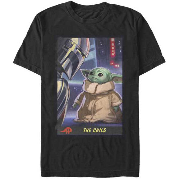 Star Wars The Mandalorian Little Trading Card T-Shirt product image 1