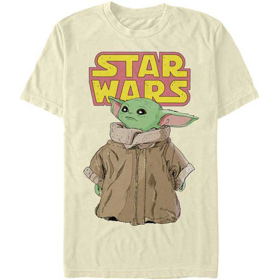 Star Wars The Mandalorian Logo Child Gaze T-Shirt product image 1