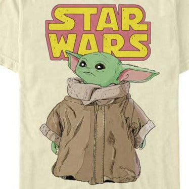 Star Wars The Mandalorian Logo Child Gaze T-Shirt product image 2