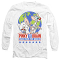 Men's Pinky And The Brain Campaign Long Sleeve Tee product image 1