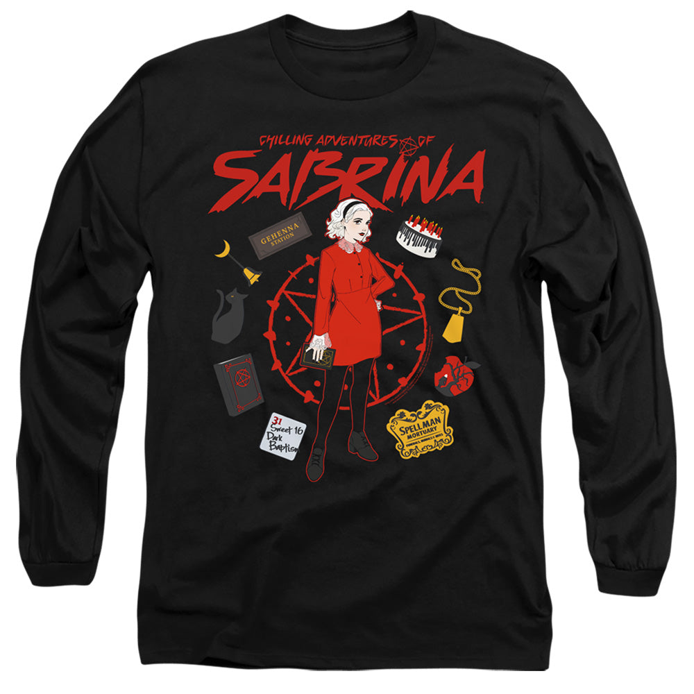 Men's Chilling Adventures Of Sabrina Circle Long Sleeve Tee product image 1